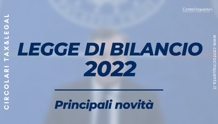 Legge di bilancio 2022
